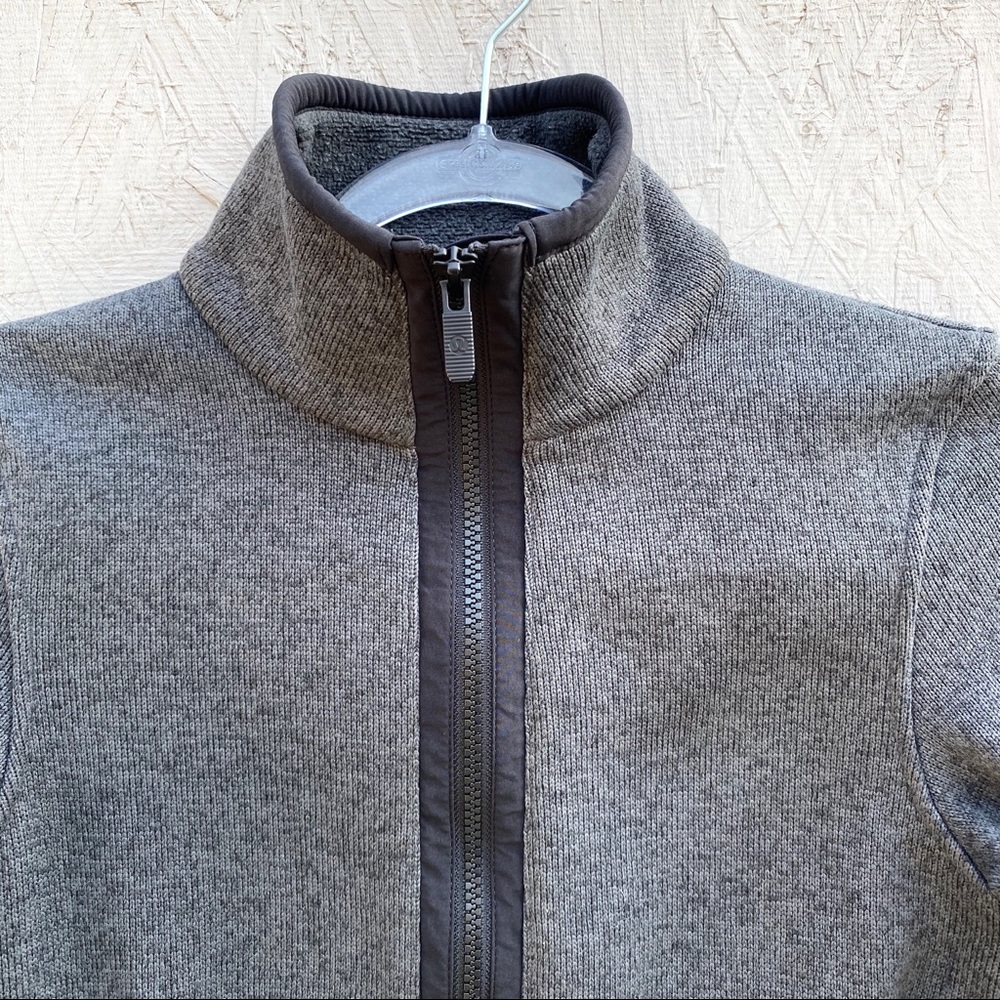 Lululemon Cozy Cotton Fleece Zip Front Jacket 2 - Picture 2 of 6